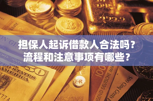济南担保人起诉借款人合法吗？流程和注意事项有哪些？