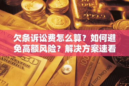 济南欠条诉讼费怎么算？如何避免高额风险？解决方案速看！