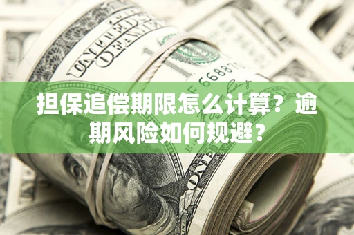 济南担保追偿期限怎么计算？逾期风险如何规避？