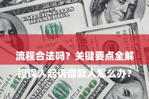 济南

担保人起诉借款人怎么办？流程合法吗？关键要点全解析