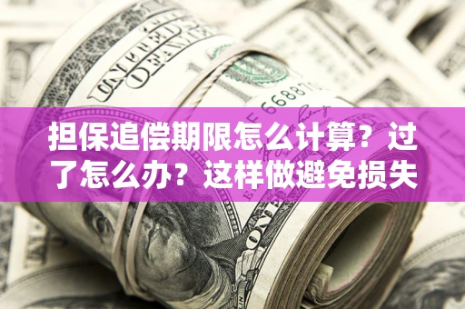 济南担保追偿期限怎么计算？过了怎么办？这样做避免损失！